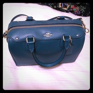 NWT Coach Mini Bennet Satchel - Atlantic